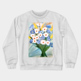 The bunch of mixed flowers Crewneck Sweatshirt